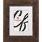 4 Pack Craig Frames American Barn Brown Oak Picture Frame with Mat
